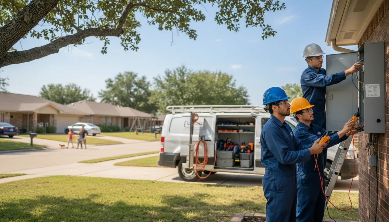 Certified electrician providing emergency electrical services in Garfield, GA